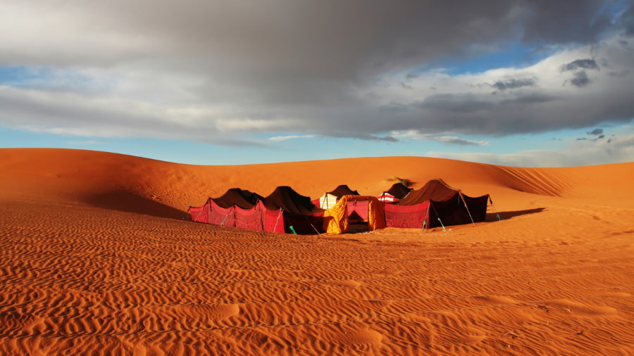 Camping At Sand Dunes In Jaipur