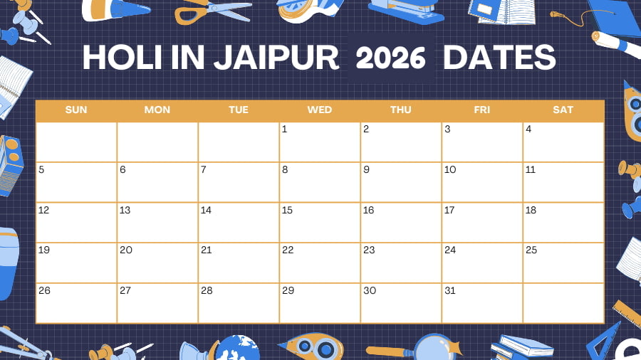Holi in Jaipur 2026 Dates