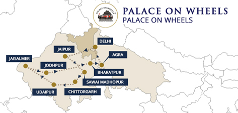 7-Day Itinerary of Palace on Wheels Destinations Covered
