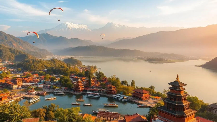 A Glimpse of Pokhara, Nepal