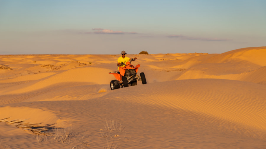 Quad Biking in Sand Dunes
