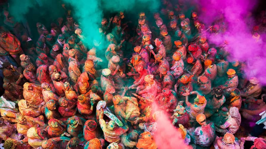 Colorful Street Celebrations