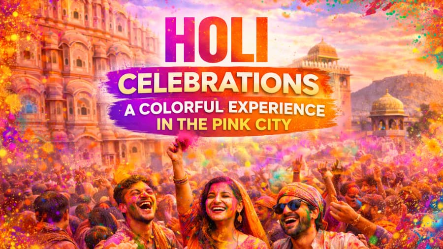 Holi Celebrations A Colorful Experience in the Pink City